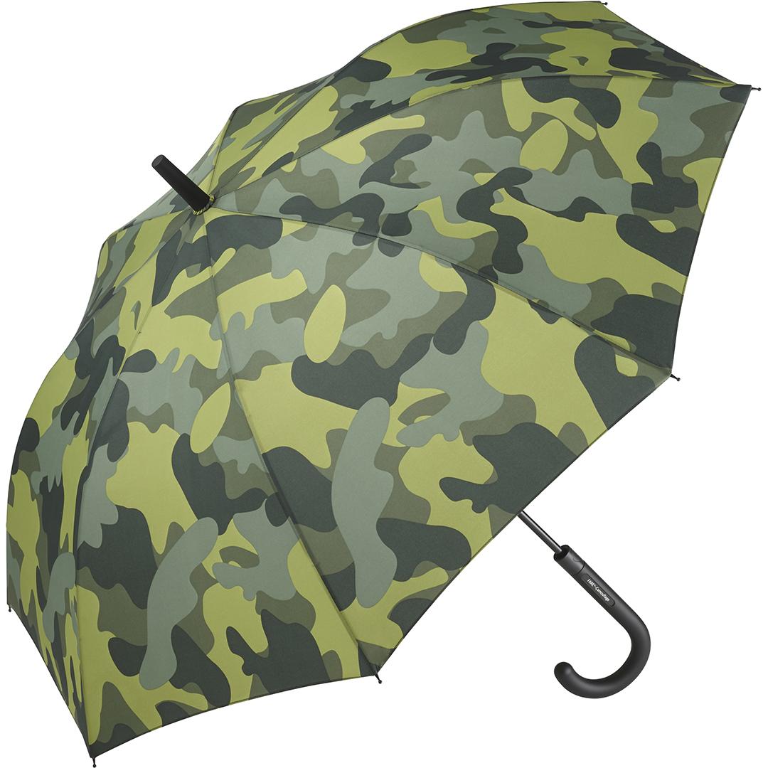 Camouflage 1118 - FARE FARE® AC-Stockschirm oliv-kombi
