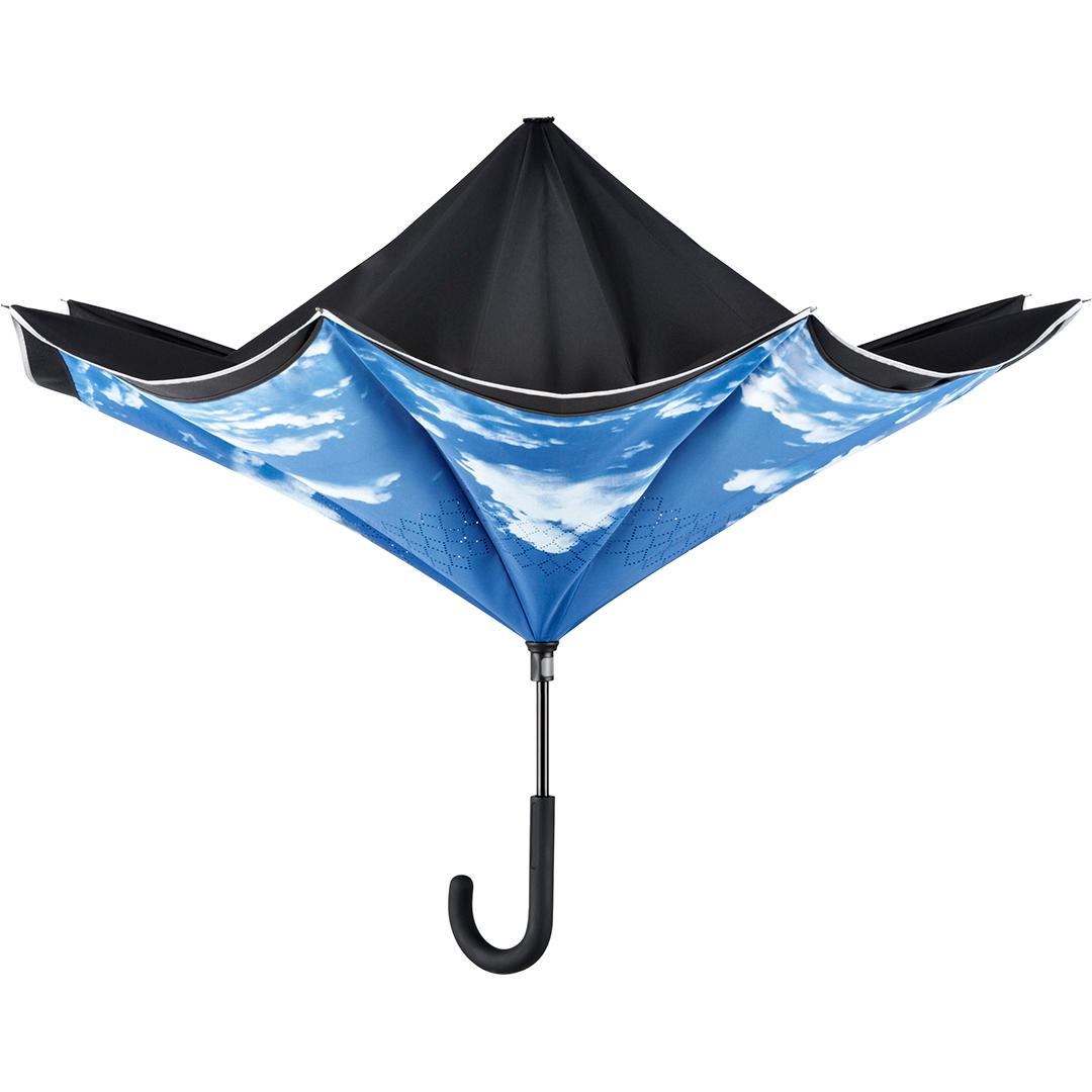 7719 Regular umbrella FARE® Contrary black/cloud design - FARE