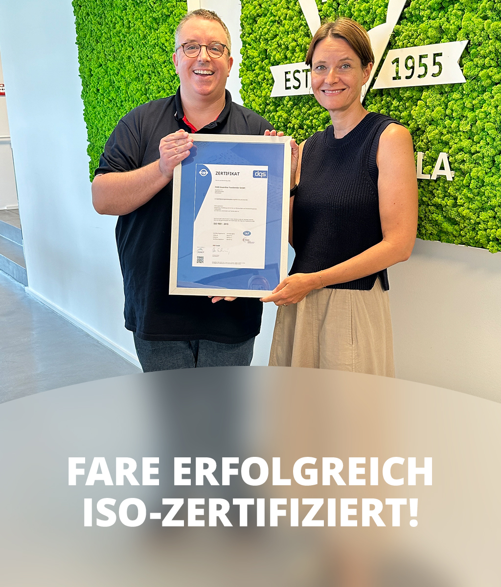 ISO-Zertifizierung bei FARE