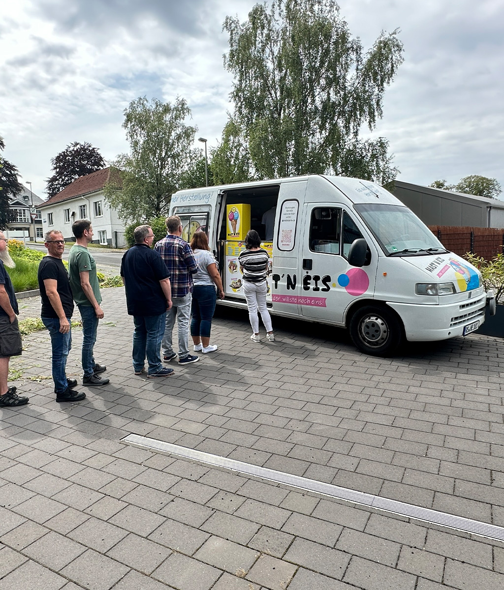 Ice cream van from Hasten Eis at FARE