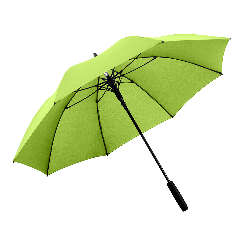 FARE regular umbrella with LED light  opened inside light