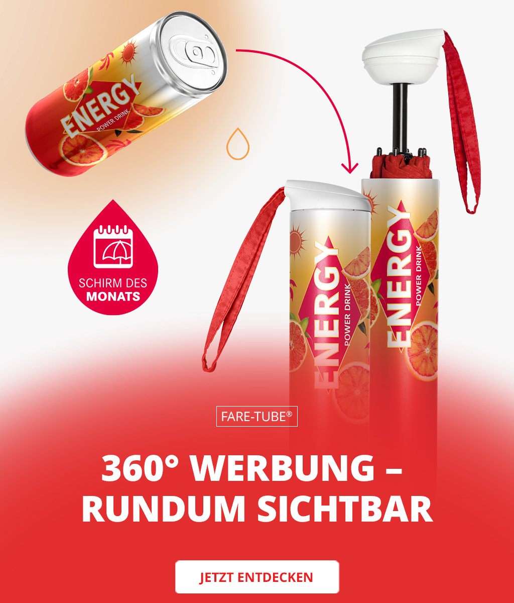 Schirm des Monats April: Mini-Taschenschirm FARE-Tube®