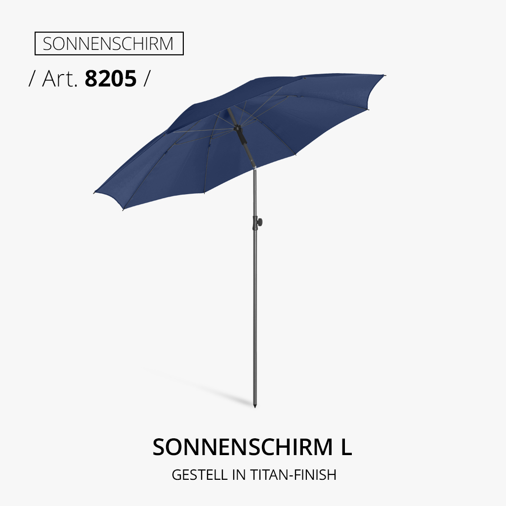 Highlight-Produkt: Sonnenschirm L in nachtblau