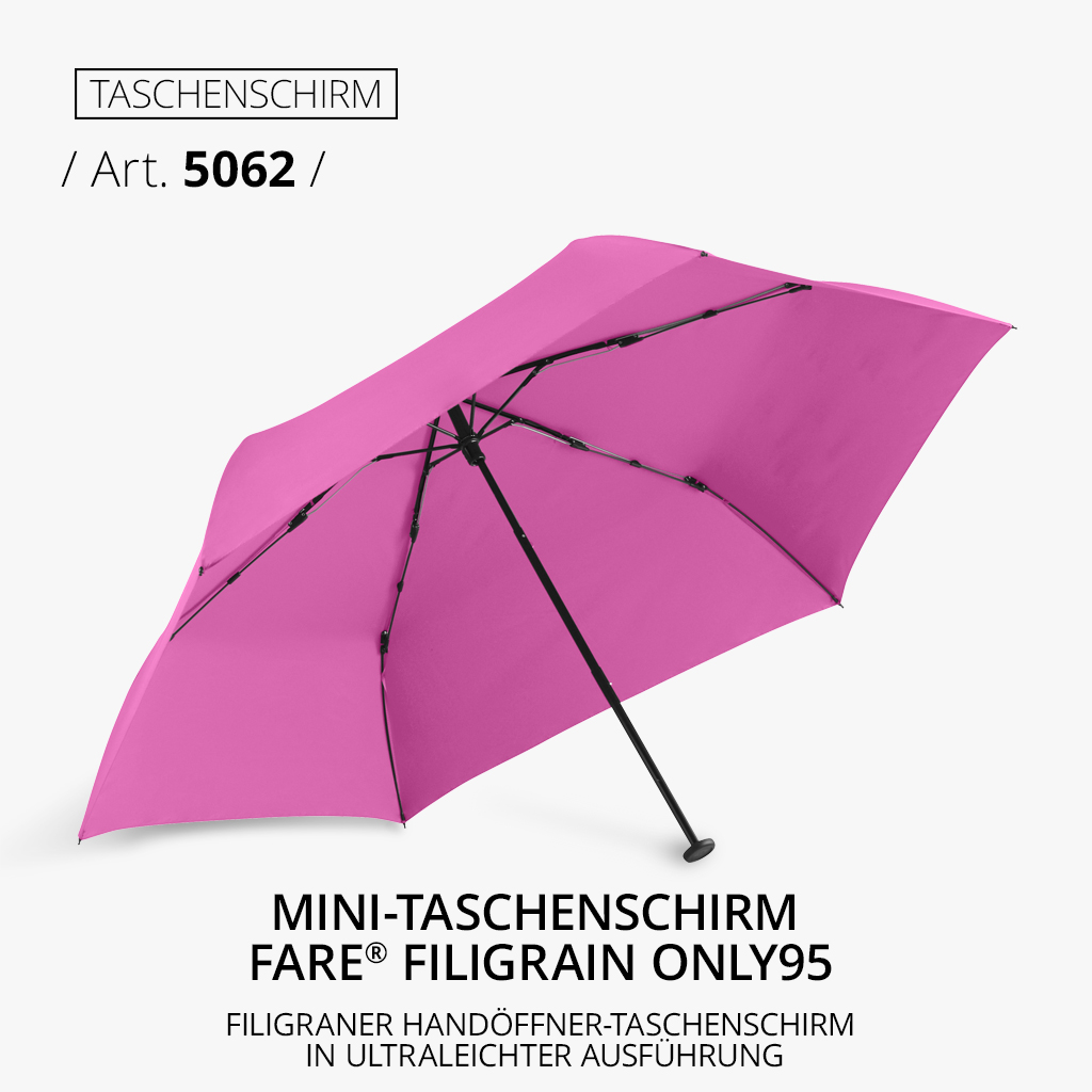 Highlight-Produkt: Mini-Taschenschirm FARE® FiligRain Only95