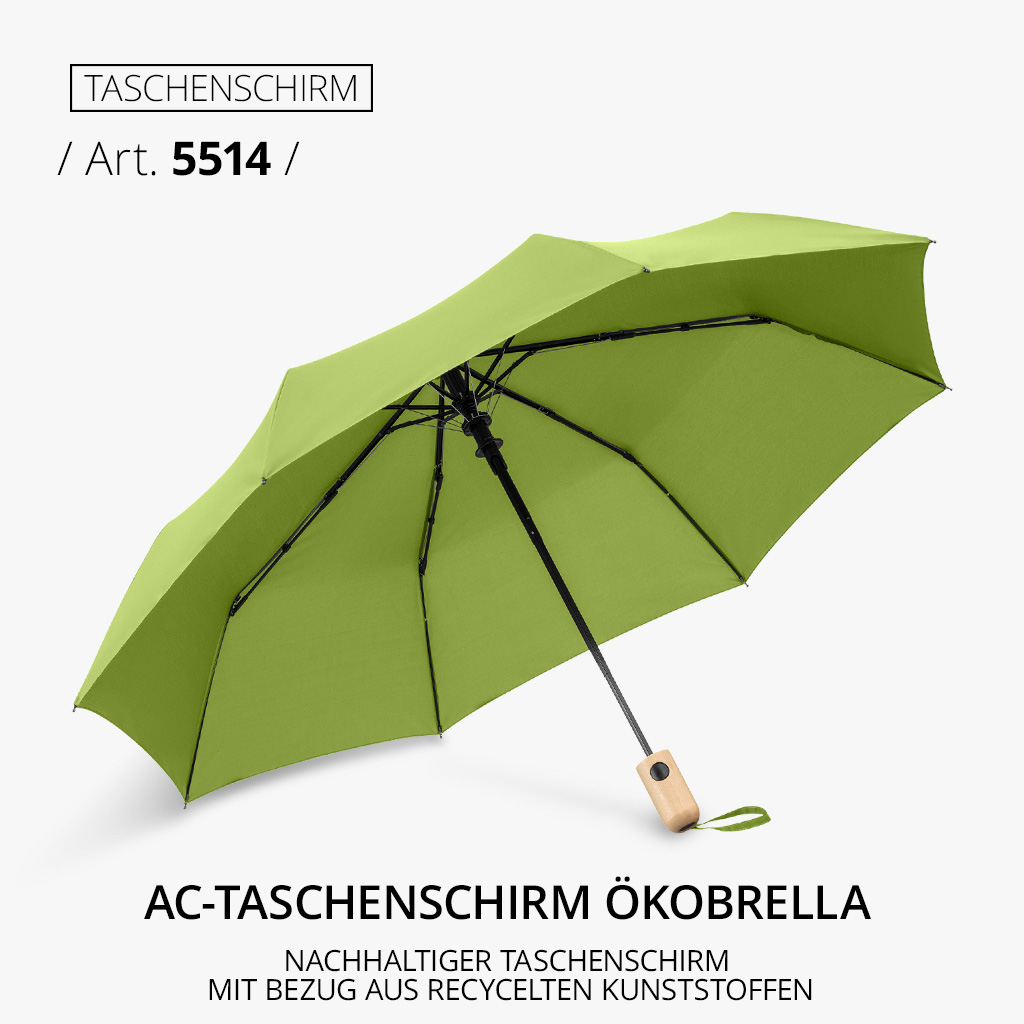 Highlight-Produkt: AC-Taschenschirm ÖkoBrella