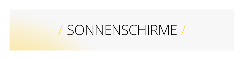 Gelber geöffneter FARE-Sonnenschirm