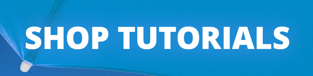 Menükachel für Shop Tutorials