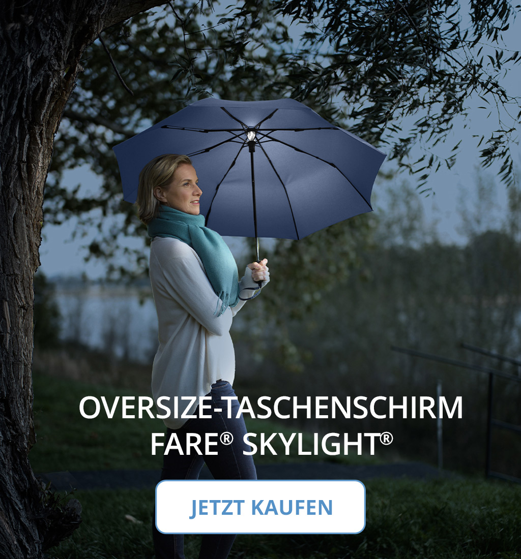 Oversize-Taschenschirm FARE® Skylight® marine